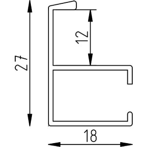 Cornice in alluminio effetto Quadro 59,4x84,1 cm vetro bronzo antiriflesso