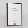 Cornice in alluminio effetto Quadro 59,4x84,1 cm nero vetro antiriflesso lucido