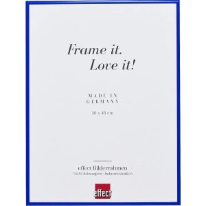 Cornice in alluminio effetto Quadro 60x90 cm blu con...