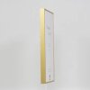 Cornice in alluminio effetto Quadro 62x93 cm vetro antiriflesso oro pannello posteriore in MDF