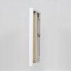 Cornice in alluminio effetto Quadro 70x100 cm vetro bianco antiriflesso