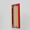 Cornice in alluminio effetto Quadro 70x100 cm vetro rosso antiriflesso