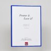 Cornice in alluminio effetto Quadro 61x91 5 cm vetro blu antiriflesso