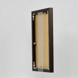 Cornice in alluminio effetto Quadro 61x91,5 cm vetro bronzo antiriflesso
