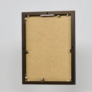 Cornice in alluminio effetto Quadro 61x91,5 cm vetro bronzo antiriflesso
