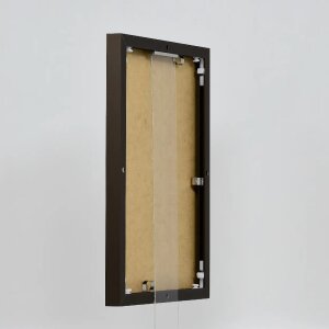 Cornice in alluminio effetto Quadro 61x91,5 cm vetro bronzo antiriflesso