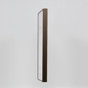 Cornice in alluminio effetto Quadro 61x91,5 cm vetro bronzo antiriflesso