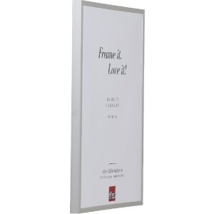 Cornice per foto in alluminio Effect Serie 2 con vetro antiriflesso argento 60x70 cm