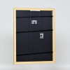Telaio in legno effetto profilo 21 marrone noce 70x70 cm vetro antiriflesso