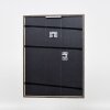Telaio effetto legno profilo 23 blu 25x50 cm vetro antiriflesso