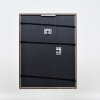 Telaio effetto legno profilo 23 blu 25x50 cm vetro antiriflesso