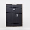 Telaio effetto legno profilo 23 blu 25x50 cm vetro antiriflesso