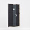 Telaio effetto legno profilo 23 blu 25x50 cm vetro antiriflesso