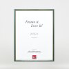 Telaio effetto legno profilo 23 blu 25x50 cm vetro antiriflesso