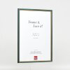 Telaio effetto legno profilo 23 blu 25x50 cm vetro antiriflesso