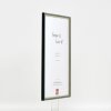 Telaio effetto legno profilo 23 blu 25x50 cm vetro antiriflesso