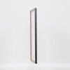 Effetto cornice in legno massiccio profilo 25 noce marrone 23x70 cm vetro antiriflesso