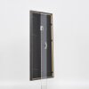 Effetto cornice in legno massiccio profilo 25 verde 35x50 cm vetro antiriflesso