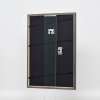 Telaio effetto legno massiccio profilo 25 grigio 35x50 cm vetro antiriflesso