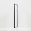 Telaio effetto legno massiccio profilo 25 grigio 35x50 cm vetro antiriflesso
