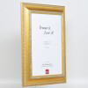 Cornice effetto barocco Profilo 31 oro 62x93 cm Vetro antiriflesso