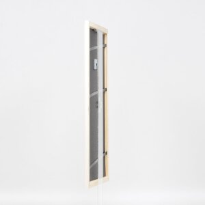 Cornice in legno effetto Profilo 32 bianco 9x13 cm vetro antiriflesso