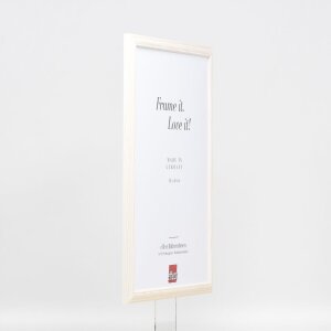 Cornice in legno effetto Profilo 32 bianco 9x13 cm vetro antiriflesso
