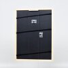 Telaio effetto legno profilo 32 bianco 13x13 cm vetro antiriflesso