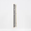 Telaio effetto legno profilo 32 bianco 13x13 cm vetro antiriflesso