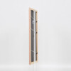 Cornice in legno effetto profilo 32 marrone chiaro 18x27 cm vetro antiriflesso