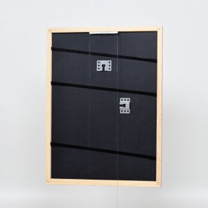 Telaio effetto legno profilo 32 marrone chiaro 20x20 cm vetro antiriflesso