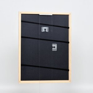 Telaio effetto legno profilo 32 marrone chiaro 20x20 cm vetro antiriflesso