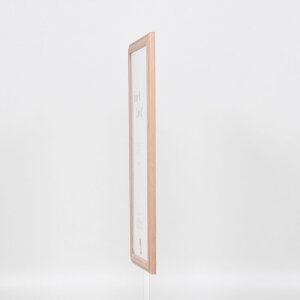 Telaio effetto legno profilo 32 marrone chiaro 20x20 cm vetro antiriflesso