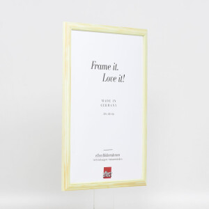 Telaio effetto legno profilo 32 verde 20x20 cm vetro antiriflesso