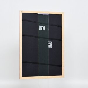 Cornice in legno effetto profilo 32 marrone chiaro 21x29,7 cm vetro antiriflesso