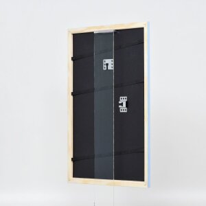 Telaio effetto legno profilo 32 blu 21x29,7 cm vetro antiriflesso