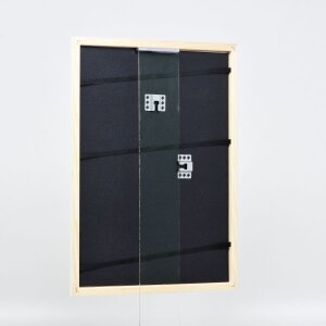 Telaio effetto legno profilo 32 bianco 23x70 cm vetro antiriflesso
