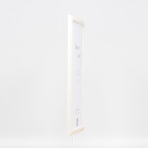 Telaio effetto legno profilo 32 bianco 23x70 cm vetro antiriflesso