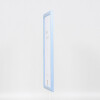 Telaio effetto legno profilo 32 blu 25x80 cm vetro antiriflesso