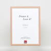 Telaio effetto legno profilo 32 marrone chiaro 27x48 cm vetro antiriflesso