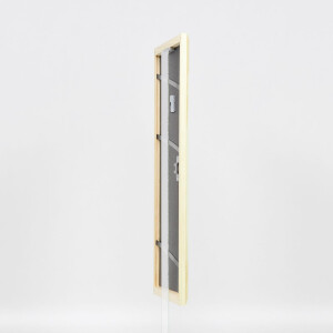 Telaio effetto legno profilo 32 verde 30x30 cm vetro antiriflesso