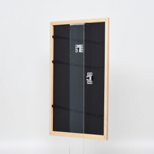 Telaio in legno effetto profilo 32 marrone chiaro 35x50 cm vetro antiriflesso