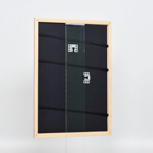 Telaio in legno effetto profilo 32 marrone chiaro 35x50 cm vetro antiriflesso