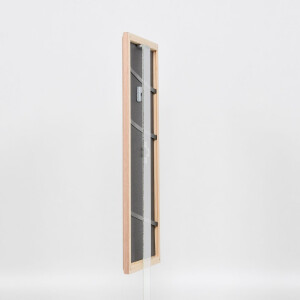 Telaio in legno effetto profilo 32 marrone chiaro 35x50 cm vetro antiriflesso