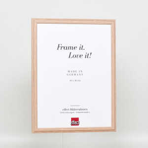 Telaio in legno effetto profilo 32 marrone chiaro 35x50 cm vetro antiriflesso
