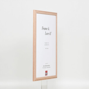 Telaio in legno effetto profilo 32 marrone chiaro 35x50 cm vetro antiriflesso