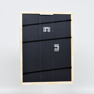 Telaio effetto legno profilo 32 blu 40x40 cm vetro antiriflesso