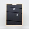 Telaio effetto legno profilo 32 marrone chiaro 40x60 cm vetro antiriflesso