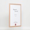 Telaio effetto legno profilo 32 marrone chiaro 40x60 cm vetro antiriflesso