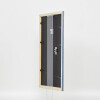 Telaio effetto legno profilo 32 grigio-blu 40x60 cm vetro antiriflesso